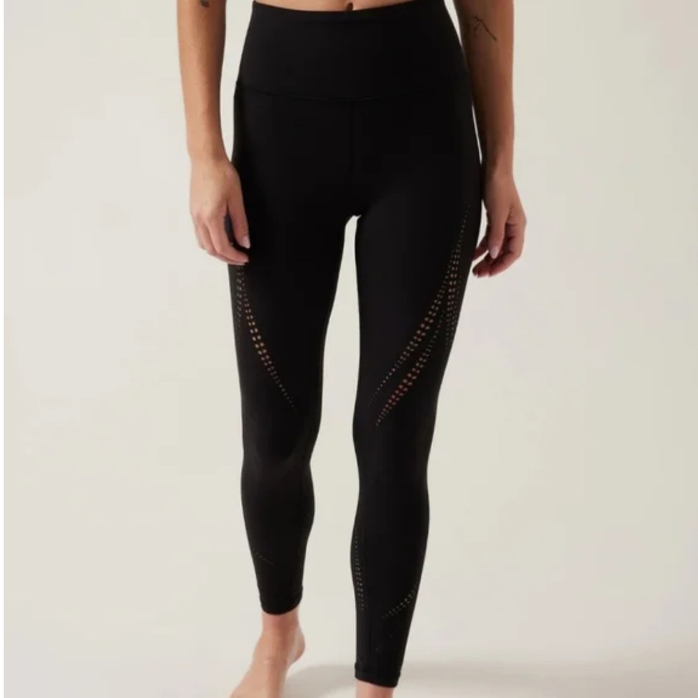 Athleta Black Performance Leggings High-Waisted